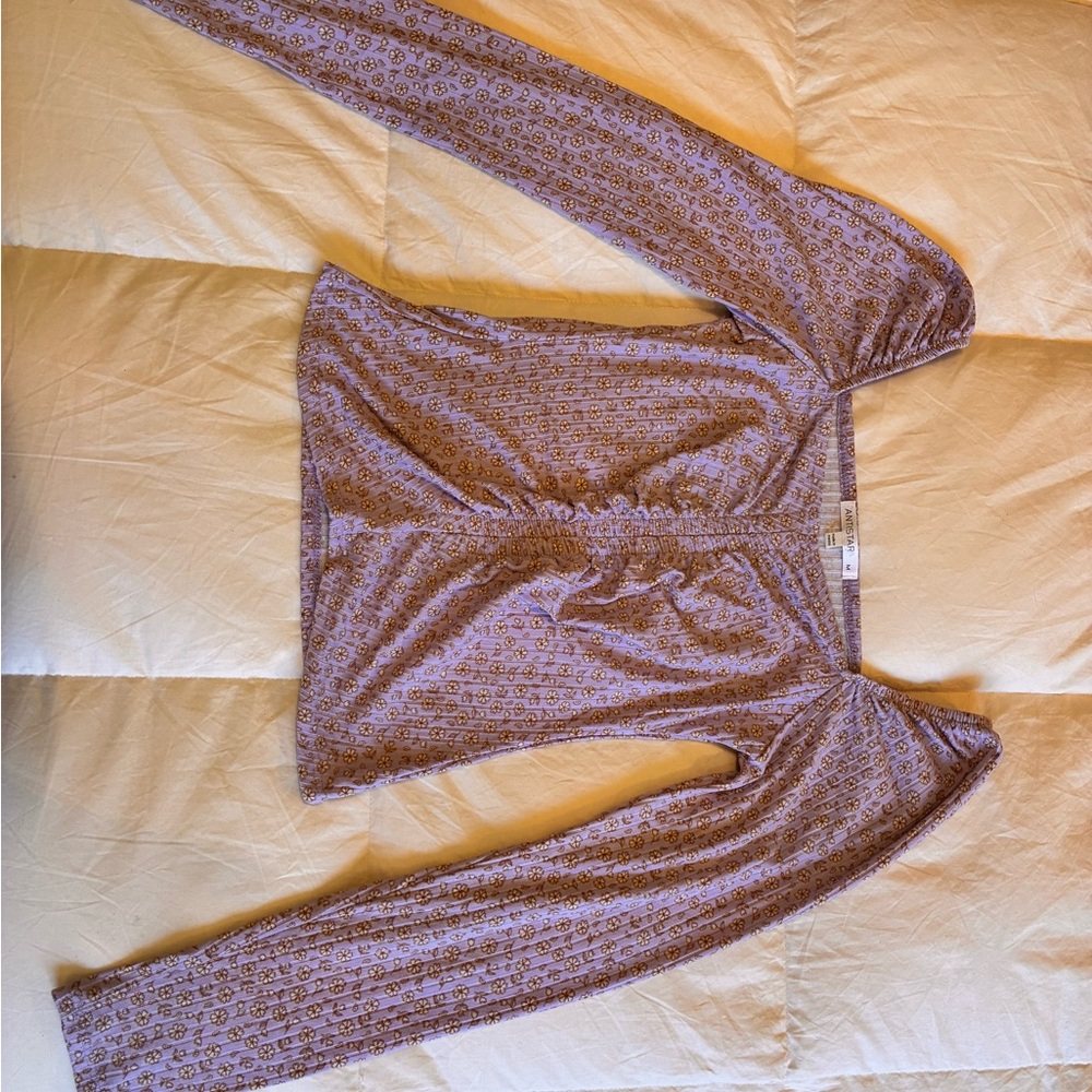 Lavender Long Sleeve Top